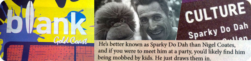 Sparky Do Dah in BlankGC Magazine