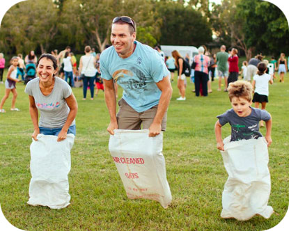 Event Activity Sack Races