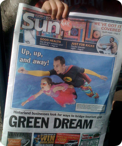 Cover of Gold Coast Sun Newspaper
