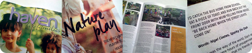 Sparky Do Dah in Haven Magazine