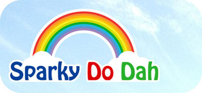 Sparky Logo on Clouds